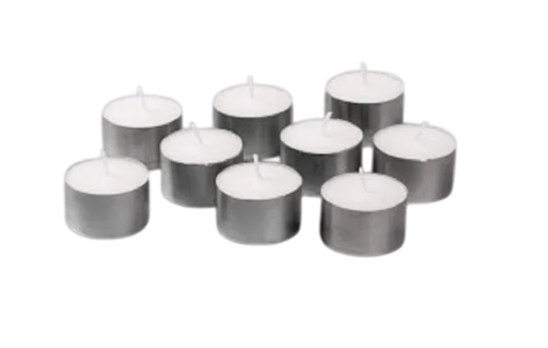 Silver Tea Light Candles