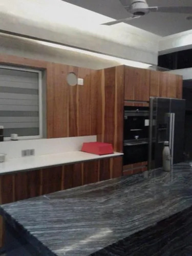 U Shape Wooden Modern Kitchen