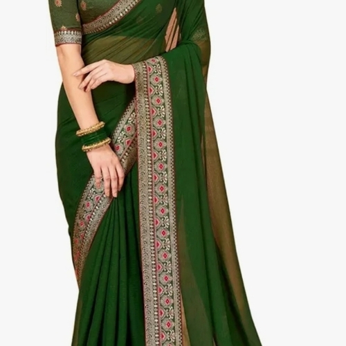 Women Saree - Color: Green