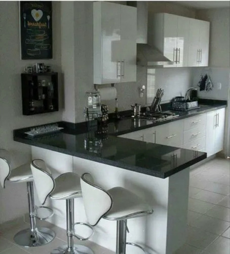 Wooden L Shape Kitchen