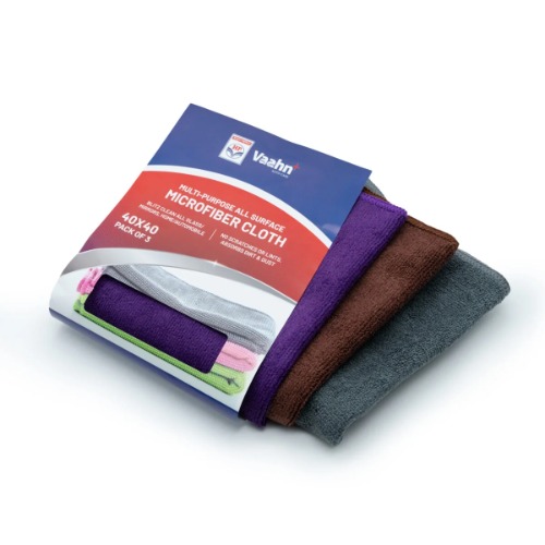 40*40 Inch Microfiber Cloth Pack 3 Pieces - Weight: 500 Gsm (Gm/2)
