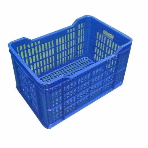 Blue Color Plastic Crate
