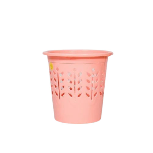 Coral Plastic Dustbin