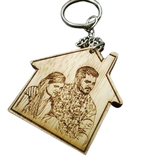 Designer Wooden Keychain