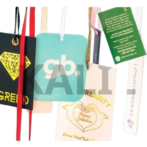 Multicolor Garment Hang Tag