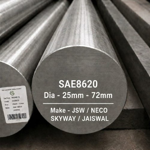 Sae8620 Round Bar 25-72 - Application: Gear Shaft