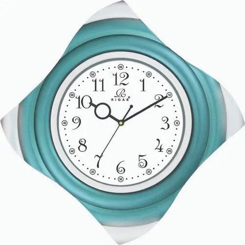 Square Fancy Wall Clock