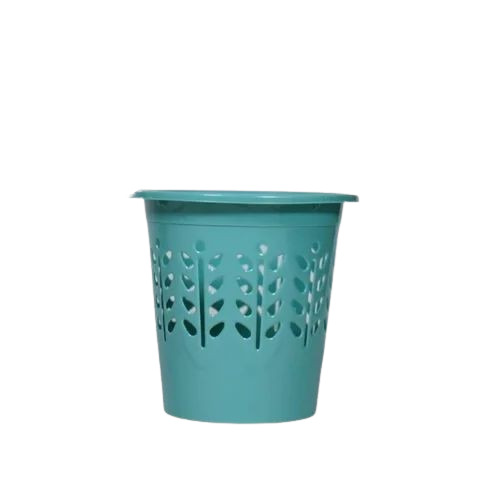 Teal Plastic Dustbin