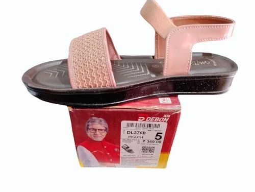 Vkc Dl3760 Peach Ladies Pu Sandal
