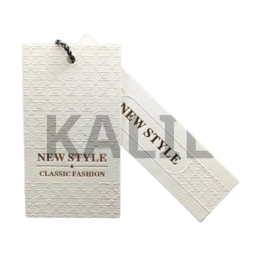 White Paper Printed Tag