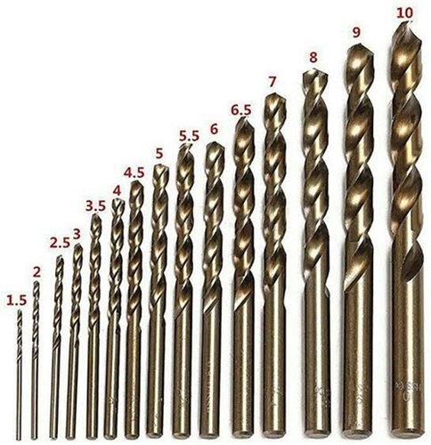 wholesales Metric M42 Cobalt Twist Drill Bits Set for Stainless Steel and Hard Metal (1mm-10mm/19pcs)