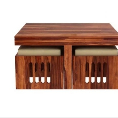 wooden coffee table