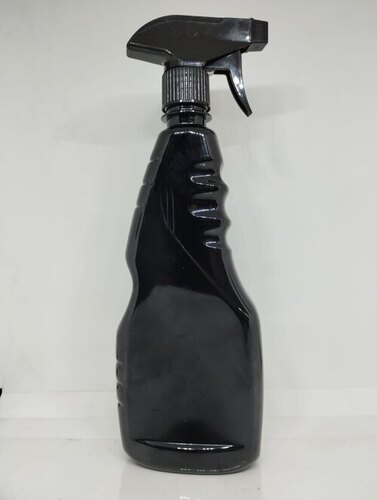 Black Plastic Spray Bottle - Plastic, Standard Size, Black, Pump Sprayer | Eco Friendly, Smooth Finish, Industrial Use