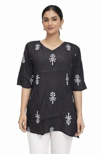 Cotton Printed Ladies Top
