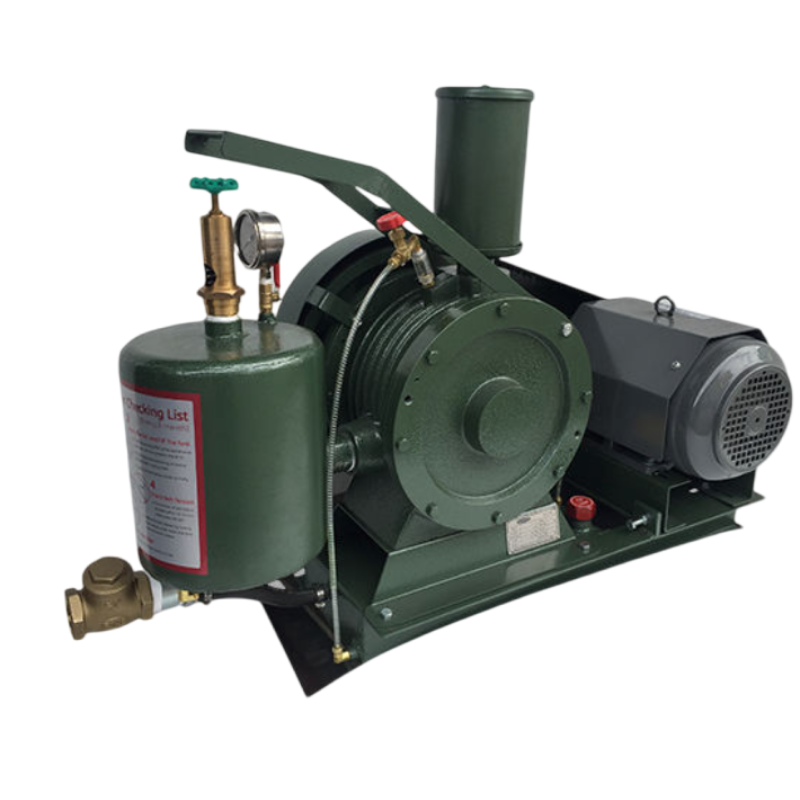 Greentech HC-60S Industrial Rotary Blower for Wastewater Aeration or Pneumatic Conveying or Vacuum Packaging