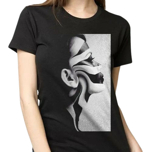 Ladies Round Neck T Shirt