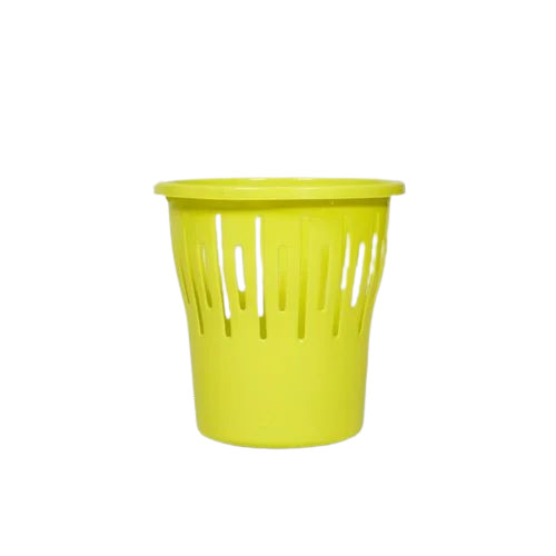 Light Yellow Plastic Dustbin