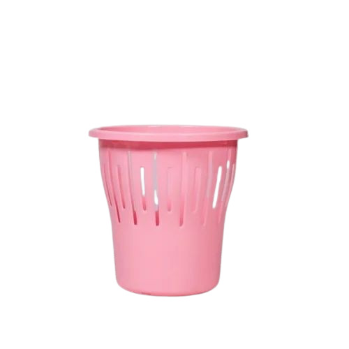 Pink Plastic Dustbin