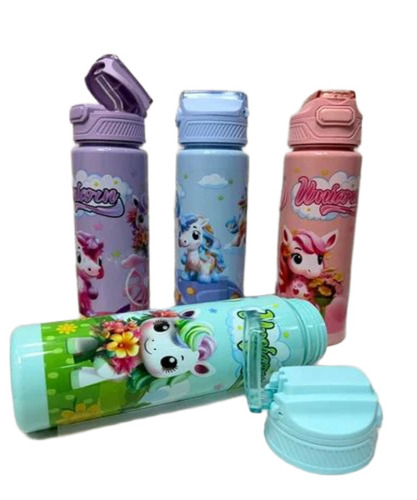 Plastic Unicorn Dream Kids Water Bottle