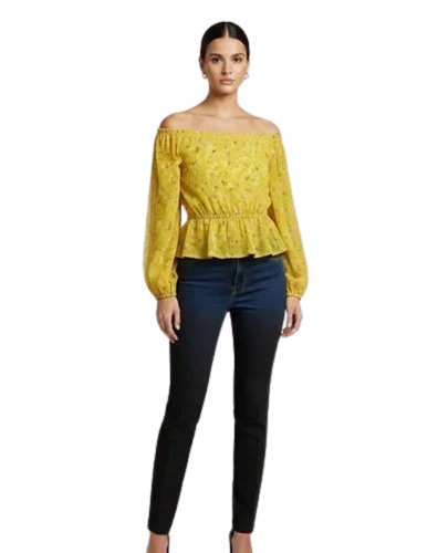 Printed Ladies Western Tops