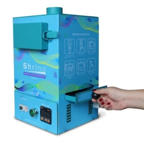 Sanitary Napkin Incinerator - Color: Blue