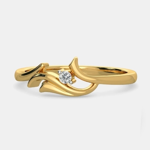Silver Gold Plated Ring