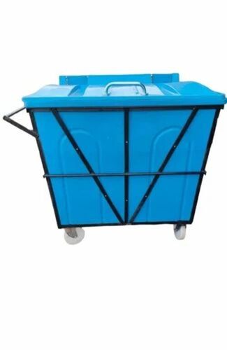 1100 Ltr Wheels Dustbin With Ms Frame