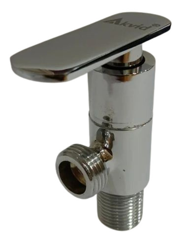 15mm Brass Angel Cock - Brass, 15mm, Silver Chrome | Corrosion Resistant, Rust Proof, Durable, Wall Mounted