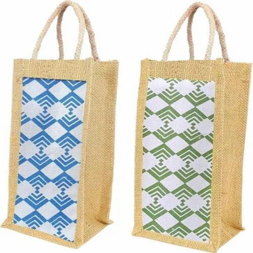 Bottle Printed Jute Bag