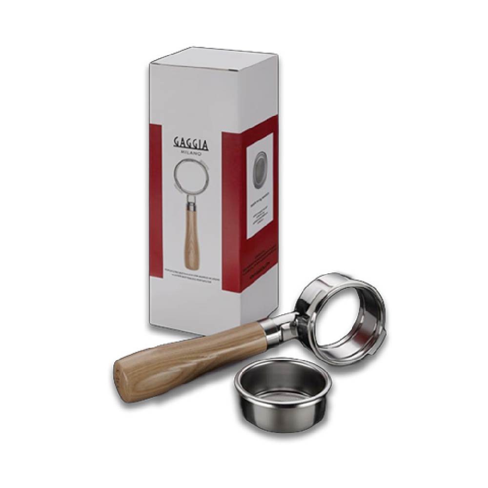 Coffee Machine Gaggia Bottomless Porta Filter - Length: 220 Millimeter (Mm)