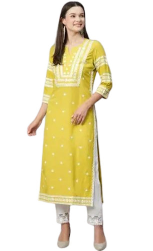 Ladies Straight Cotton Kurti