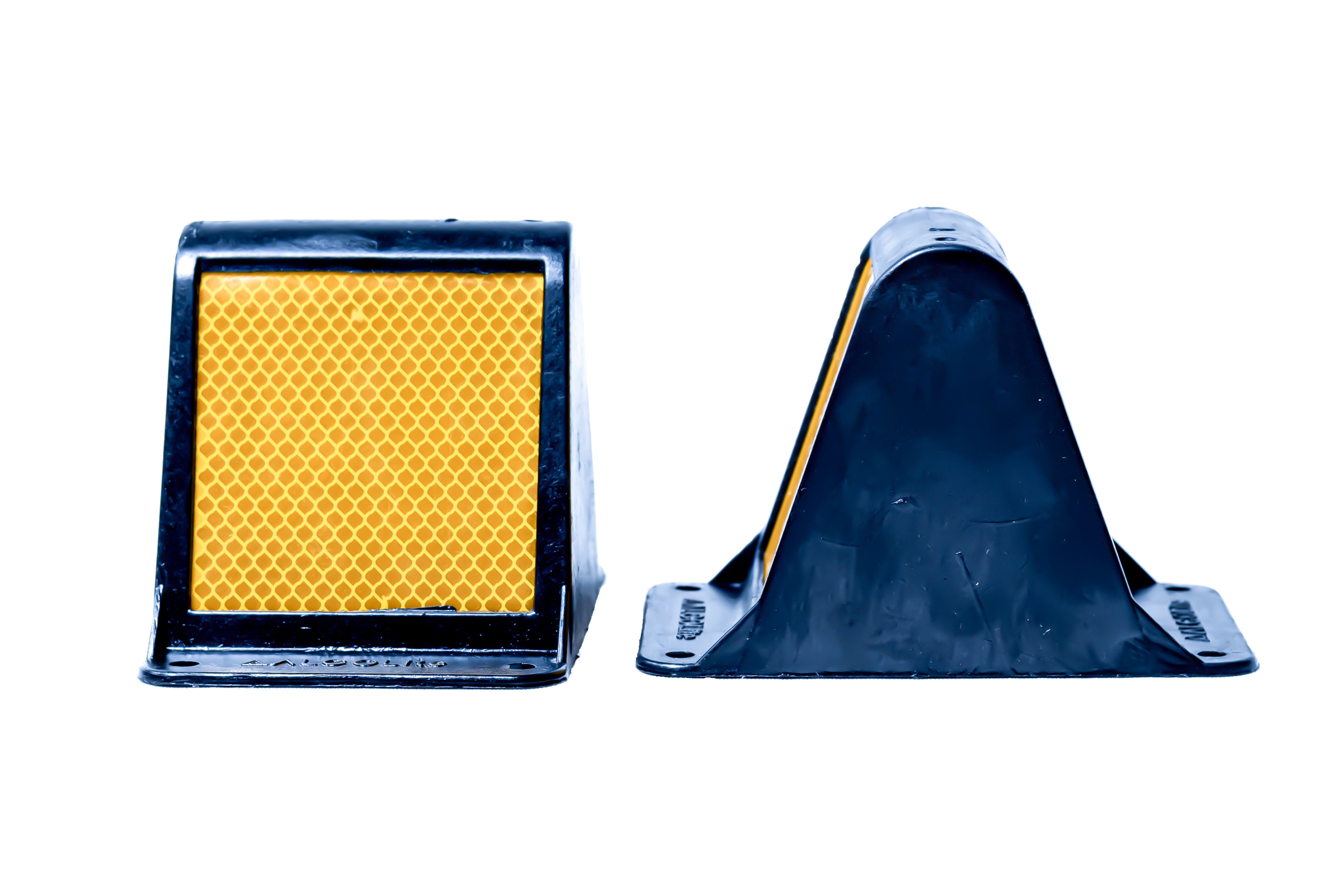 Pavement Median Marker - Color: Black & Yellow