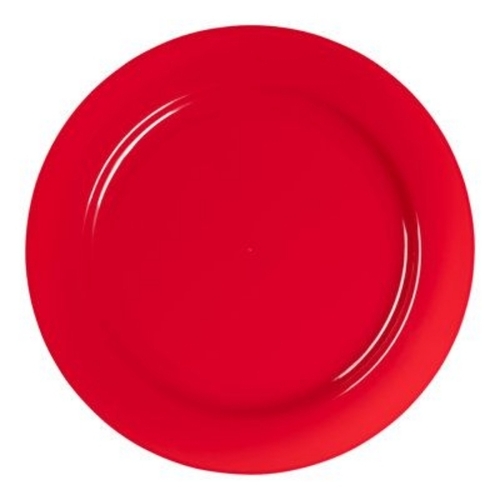 Red Dinner Plate
