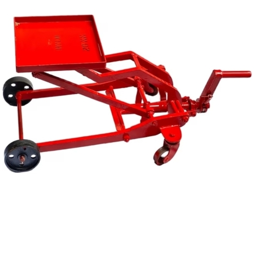 Strong Grip Red Gearbox Trolley Jack