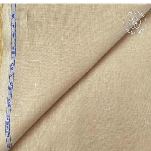 100% Linen Fabric - Multicolor, Shrink-Resistant | Natural Fiber, Breathable, Moisture Wicking, Quick Drying