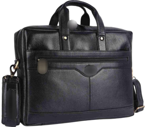 Black Leather Laptop Bags - Design: Standard