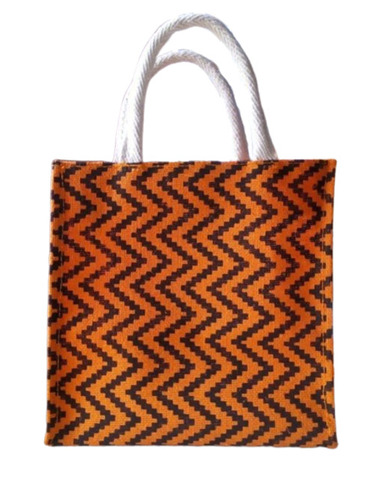 Printed Jute Lunch Bag