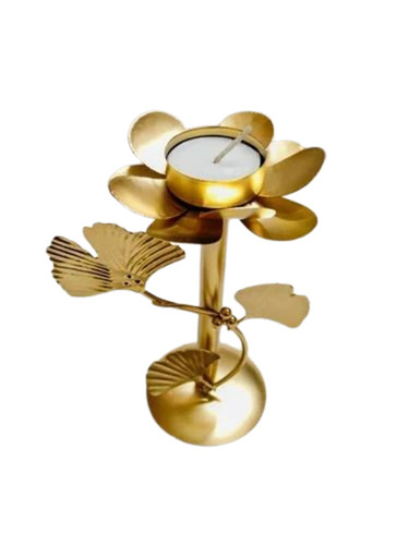 16 Inch Iron T Light Candle Holder