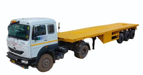 50 Tone Gew Semi Flatbed Trailer - Trailer Use: Truck