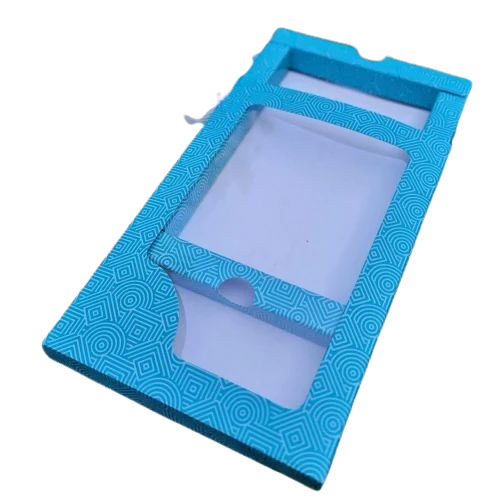 Blue Color Cardboard Chocolate Bar Box