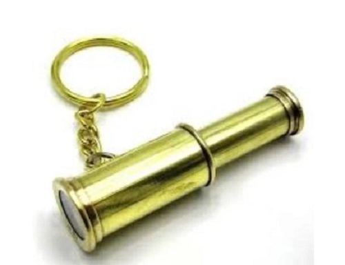 Brass Finish Keychain