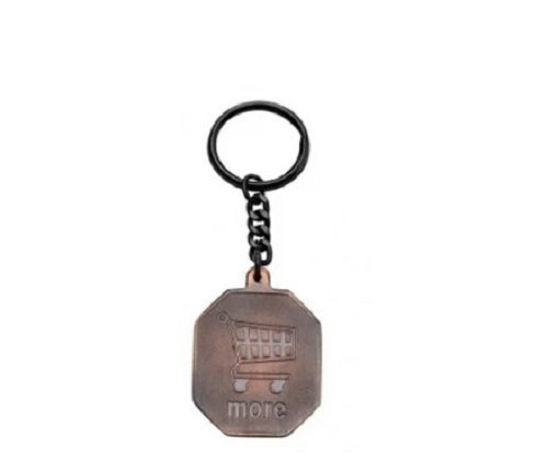 Bronze Finish Promotional Keychain
