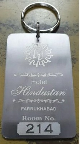 Hotel Room Number Key Chain