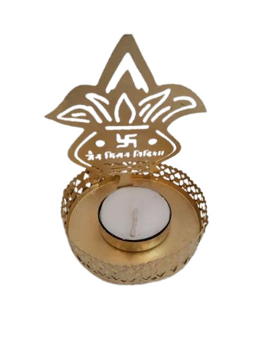 Iron Kalash Shadow Decorative Diya