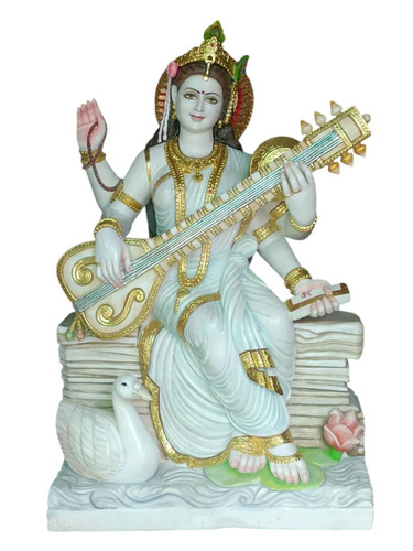 Marble Maa Saraswati Statue - Feature: Durable