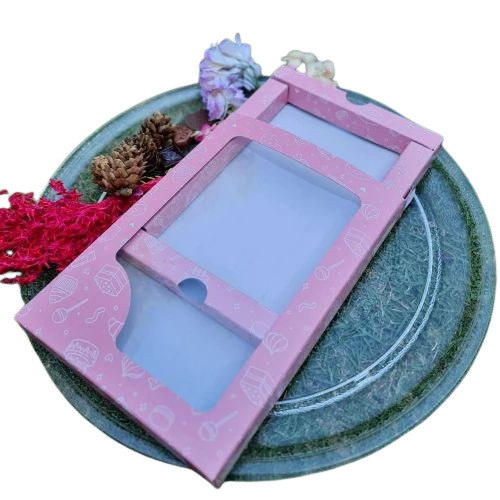 Pink Color Cardboard Chocolate Bar Box