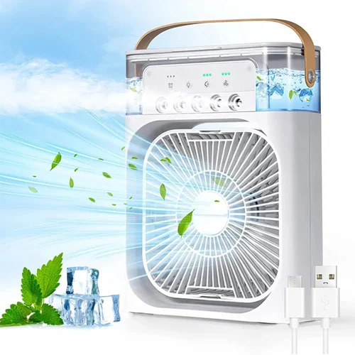 Portable Air Cooler Fan with 7 Color light