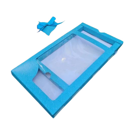 Rectangular Blue Color Chocolate Bar Box