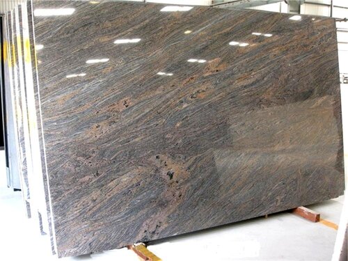 Rectangular Brown Granite Slab