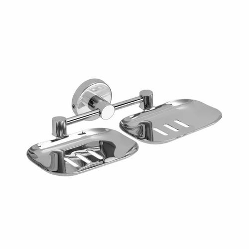 Ss Mirror Finish 304 Round Double Soap Dish